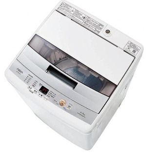 【ネット決済】AQW-S45E-W 全自動洗濯機 ホワイト [洗...