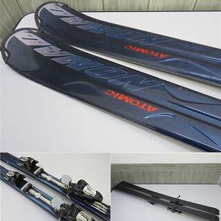 ss1906 アトミック カービングスキー 3点セット 155cm 青系 ATOMIC 