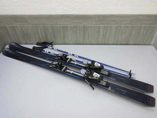 ss1906 アトミック カービングスキー 3点セット 155cm 青系 ATOMIC ノマド ブルームーン NOMAD BLUE MOON ブルー系 板 ビンディング ストック スキーセット