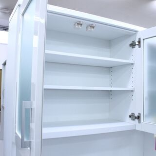 【おすすめ品】 参考定価¥61,611 NITORI ニトリ 3面レンジボード 食器棚 幅120cm☓奥行42cm☓高さ200cm