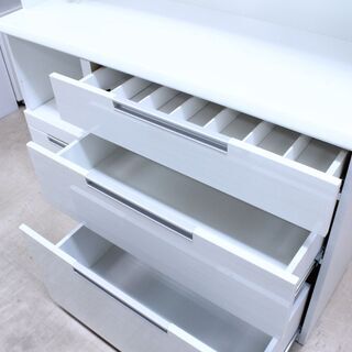 【おすすめ品】 参考定価¥61,611 NITORI ニトリ 3面レンジボード 食器棚 幅120cm☓奥行42cm☓高さ200cm