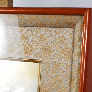4180 芳光刻 銅板彫刻 赤富士 銅板画 25号位 D42×W59. 4180 芳光刻 銅板彫刻 赤富士 銅板画 25号位 D42×W59.