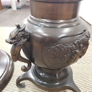 【古いのに美品！】　美術品？　和室に　花瓶、ツボ、火鉢