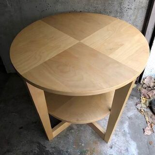 IKEA(イケア) VEJMON 　丸テーブル　バーチ材