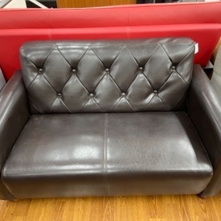 トレファク南浦和】 2人掛けソファ ブラック