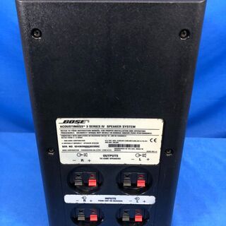オーディオ 【管理KRK308】BOSE Acoustimass 3 SeriesIV AM-3Ⅳ 2.1ch 