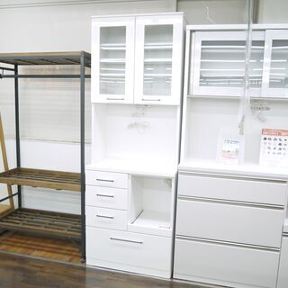 ニトリの2枚扉レンジボードのご紹介！有料配送あり【トレファク入間店