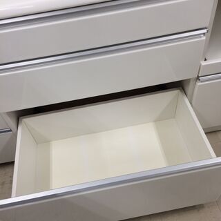 J449 ニトリ 食器棚 キッチンボード キッチン収納 CLAUDE 120KB-WH 