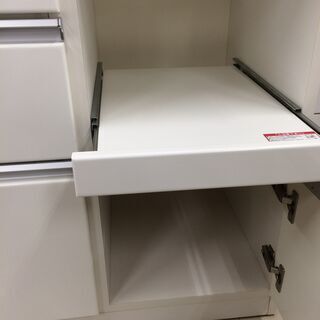 J449 ニトリ 食器棚 キッチンボード キッチン収納 CLAUDE 120KB-WH 