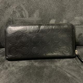 【ネット決済】coach コーチ レザー 長財布