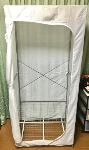 Ikea Breim ワードローブ ハンガーラック 簡易クローゼット 収納 ゆー 塚口の収納家具 タンス 衣類収納 の中古あげます 譲ります ジモティーで不用品の処分