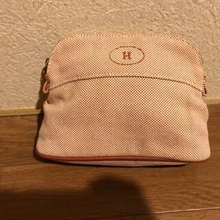 エルメス ボリードポーチ PM キャンバス ポーチ グリフォンセ ベージュ エルメス ボリードポーチ PM キャンバス ポーチ グリフォンセ ベージュ