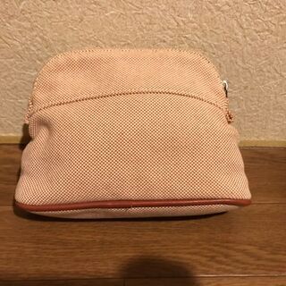 エルメス 高品質 ボリードポーチ PM キャンバス ポーチ グリフォンセ