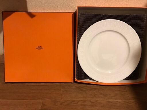 未使用品 エルメス HERMES エーゲ 005463P2 30cm プレゼンテーションプレート ペア 貴重