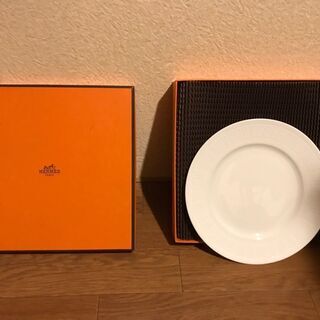 未使用品 エルメス HERMES エーゲ 22.5cm プレート 4枚 貴重