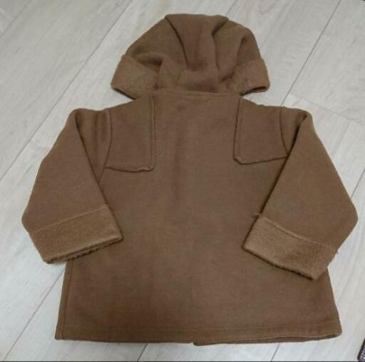 最終価格 ダッフルコート茶色90cm がちゃ 針中野の子供用品の中古あげます 譲ります ジモティーで不用品の処分