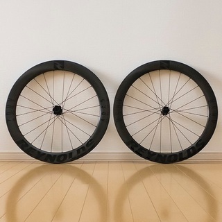 レイノルズ AR 58 62 カーボン ディスク ホイール セット シマノ ディープ リム チューブレス レディ ダーク ラベル
