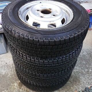 18年製 1シーズン使用 145R12 6PR ホイール付きスタッドレス