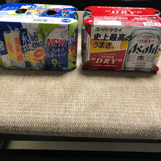 スーパードライ6缶＆氷結ストロング6缶