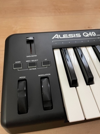 Alesis Q49 Midiキーボード49鍵 Ebnak 不動前のmidi関連機器の中古あげます 譲ります ジモティーで不用品の処分