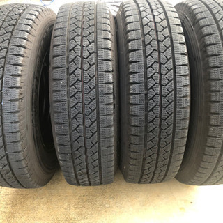 スタッドレスタイヤ ブリザックVL1 15インチ 18年製+ホイール