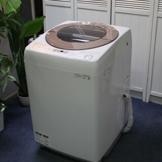 R2425) SHARP 中古 シャープ 全自動洗濯機 10kg ES-GV10C-T 2019年製 ...