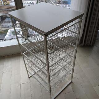 【ネット決済】IKEA　ANTONIUS 6段収納ボックス　天板付き