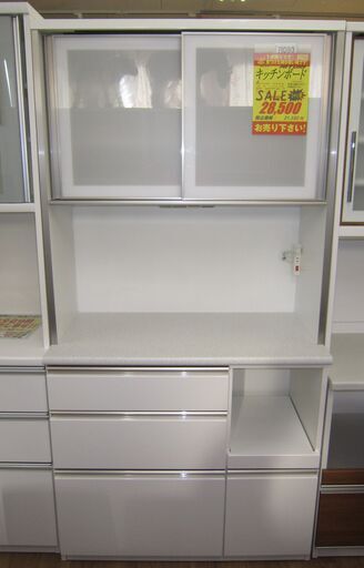 R093 NITORI キッチンボード、食器棚、幅101cm 良品