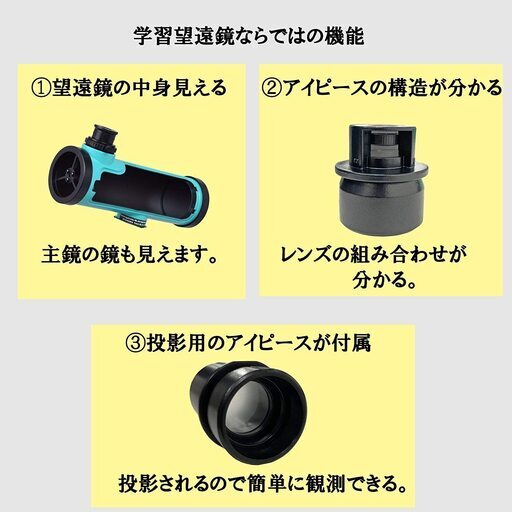 スマホ対応・コンパクトでおしゃれな小型 望遠鏡