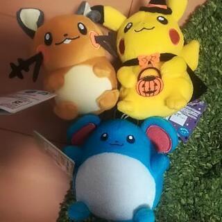 【取引決定しました】ポケモンぬいぐるみ三点セット