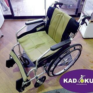 美品◇KADOKURA/カドクラ◇ 車椅子 自走式 折りたたみ ノーパンク 