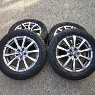 【値下げ】205/60/16 pcd100 5h タイヤホイール　4本　セット　プリウス　検索用→xv　インプレッサ　レガシィ　フォレスター 