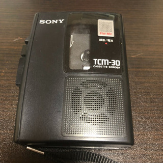 SONY ポータブルカセットコーダー TCM-30