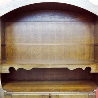 山口) 下松市より オランダ家具 飾り棚 食器棚 カップボード　BIZGP18H