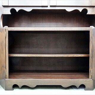 山口) 下松市より オランダ家具 飾り棚 食器棚 カップボード　BIZGP18H