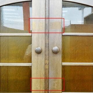 山口) 下松市より オランダ家具 飾り棚 食器棚 カップボード　BIZGP18H