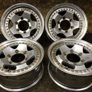 BS BERG ベルグ 社外ホイール 15インチ 4本 6.5J6HPCD139.7+30 