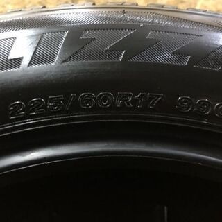 BS BLIZZAK DM-V2 225/60R17 17インチ スタッドレス 4本 2015年製 エクストレイル レガシィアウトバック クルーガー等　(TG395) クレジットカード QR決済可能