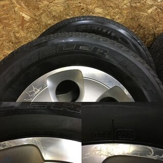 【BS DUELER H/T 840 255/70R18】夏タイヤ【JEEP アンリミテッドサハラ 純正ホイール 18インチ 7.5J5HPCD127+44.45】　(VVT33MS) クレジットカード QR決済可能