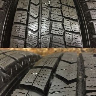 【DUNLOP WM02 175/65R15】スタッドレス【WORK Nezart ワーク ネッツァルト 15インチ 5.5J4HPCD100+40】ヴィッツ アクア等　(MTA50) クレジットカード QR決済可能