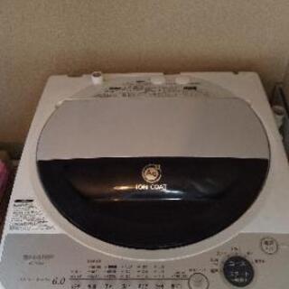全自動洗濯機  SHARP ES-FG60F-H
