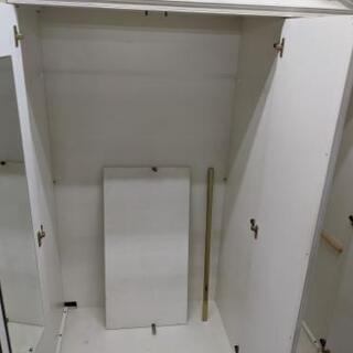 逸品が入荷！【江戸川店愛品館】アンティーク　イギリス　オリンパス社製　3枚扉クローゼット　キャビネット　ID：155-017302-007希少品