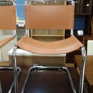 【店舗同時販売中】　ＩＤＣ大塚家具／マルトスタム　キャアンティレバーチェア４脚セット　イタリア製　コルスタ革　【店頭ご来店購入限定】