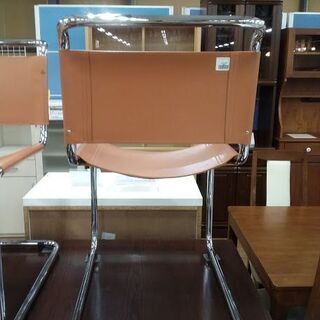 【店舗同時販売中】　ＩＤＣ大塚家具／マルトスタム　キャアンティレバーチェア４脚セット　イタリア製　コルスタ革　【店頭ご来店購入限定】