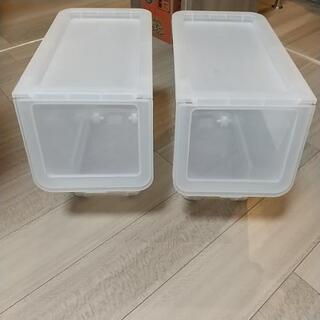 【ネット決済】IKEA 蓋付き収納ボックス 2個セット