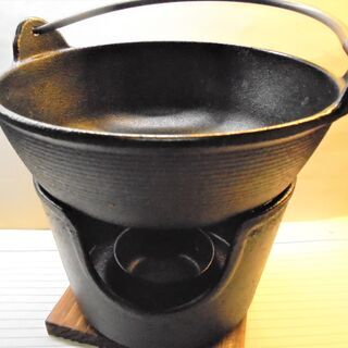 お座敷コンロ (固形燃料用)と いろり鍋