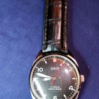 オリス　ORIS　手巻き腕時計　黒