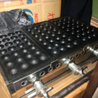 急募‼️業務用 たこ焼き器 天然ガス🐙