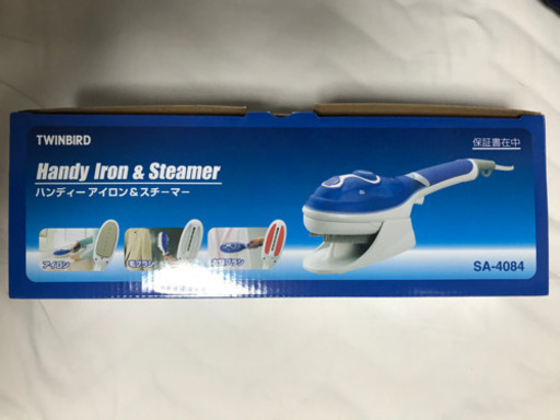 新品未使用 Twinbird ハンディーアイロン スチーマー Sa 4084 Shuri 浅口の生活家電 アイロン の中古あげます 譲ります ジモティーで不用品の処分