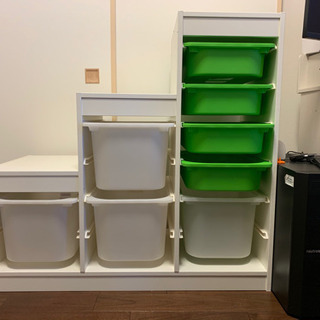 【ネット決済】IKEA トロファスト　収納ボックス付